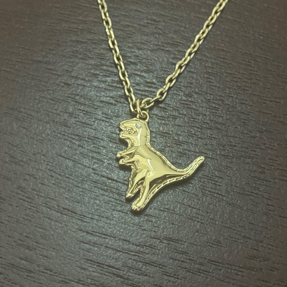 Coach Stitched Rexy Necklace